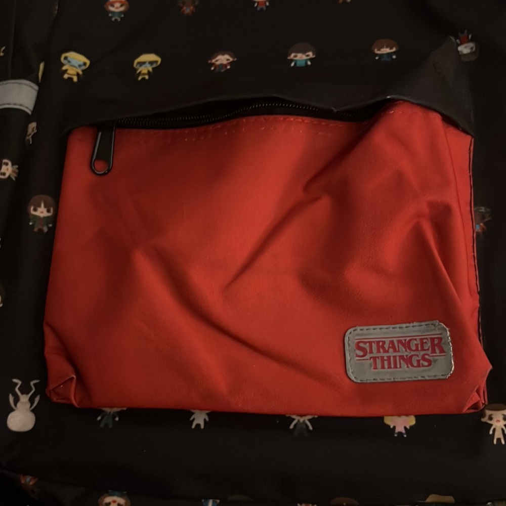 Loungefly Stranger Things Characters Backpack Bla… - image 6